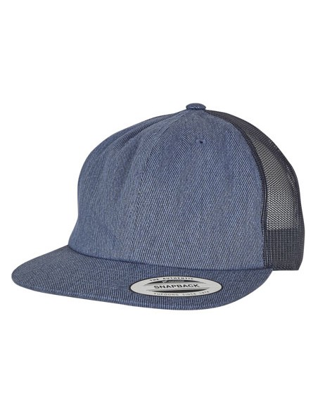 FLE-6006DT-Denim Trucker Cap 2